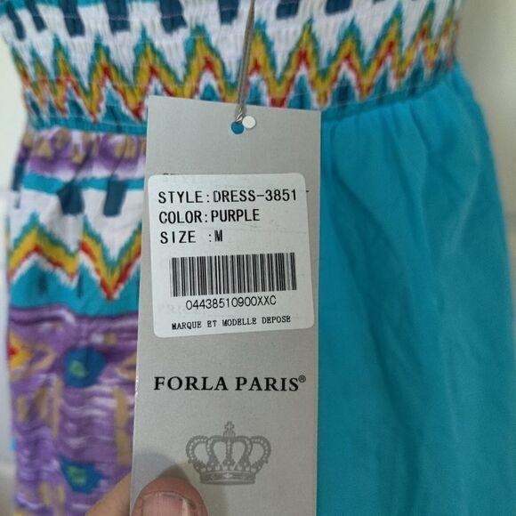 Midi Forla Paris Dress M Nwt - Picture 13 of 15